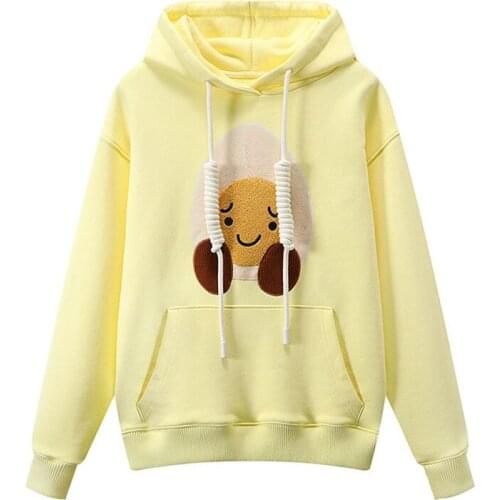 2021 New Autumn Casual Men Sweatshirt Yellow Loose High Quality Women Hoodies Fashion Elegant Print Unisex Pullovers T632