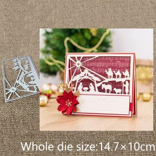New Design Craft Metal stencil mold Cutting Dies Bethlehem decoration scrapbook die cuts Album Paper Card Craft Embossing