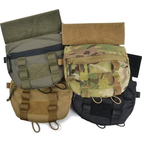 Outdoor New Tactical Vest Hanging Dump Pouch Storage Bag Recycling Bag Lower Accessory Bag