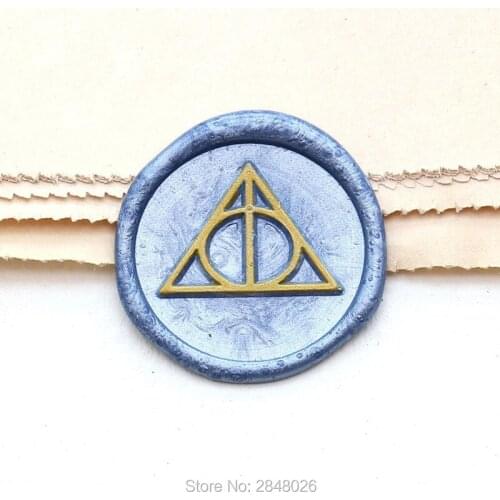 Round and triangles Seal Stamp,Retro seal stamp,Classic Vintage Seal Stamp Kit,invitation seals,gift packing Party seal