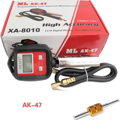 Digital LED Display Tyre Inflator Gun Meter Pressure Monitor Gauge Inflated Deflated Automobile Tire Special Maintenance Tool