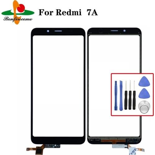Touchscreen For Xiaomi Redmi 7A Touch Screen Panel Sensor LCD Display 5.45" Glass Digitizer Replacement