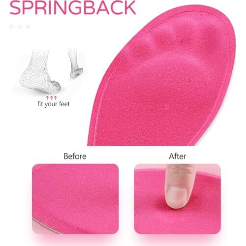 Memory foam insole, slow rebound, soft insole, breathable insole, comfortable foot pad