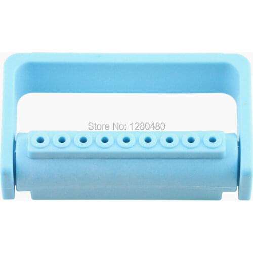 Dental Endodontic FG1.6mm 9 Holes Bur Holders Autoclavable Diamond Burs Block,135 Degree Sterilized Dentist Products