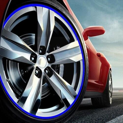 Motorcycle 12 - Inch Reflective Wheel Ring Waterproof Stickers Strips Tape Decals Tire Auto Wheel Decoration Hub Tire Refle K6S9