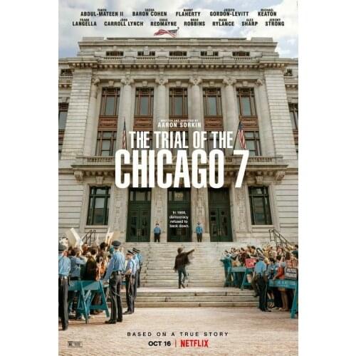 The Trial of The Chicago 7 Movie ART SILK POSTER Decorative Wall painting 24x36inch