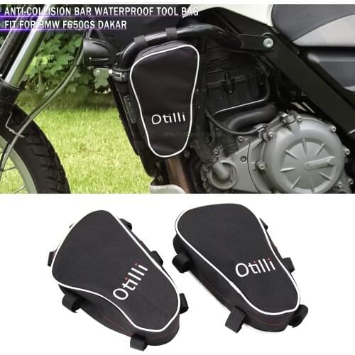 Fits For BMW F650GS Dakar F 650GS 2000-2007 Frame Crash Bars Waterproof Bag Fits For BMW G650GS Sertao Repair Tool Placement Bag
