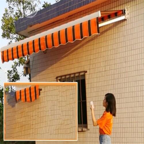 3*1.5m Electric remote retractable canopy sun-proof awning Waterproof Telescopic sheds Gazebos