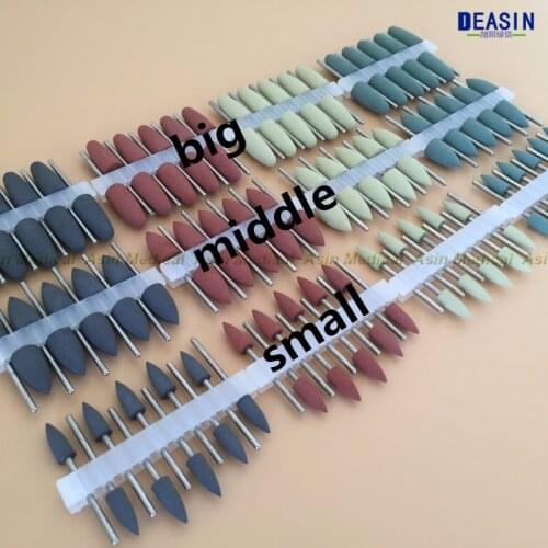 High quality 10 piece High speed polishing head Silicone polishing head Dental material