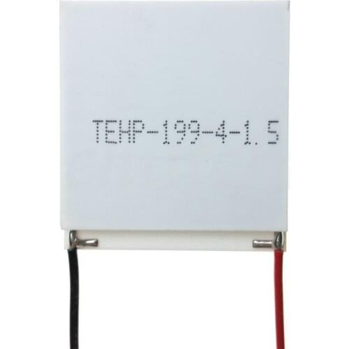 High temperature thermoelectric power chip 40*40 TEHP-199-4-1.5 high temperature 300 degree silver plated silicone wire