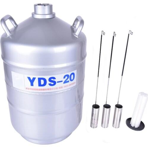 YDS-20 liquid nitrogen cans for Liquid Nitrogen Storage Tank Nitrogen Container Cryogenic Tank Dewar with Strap