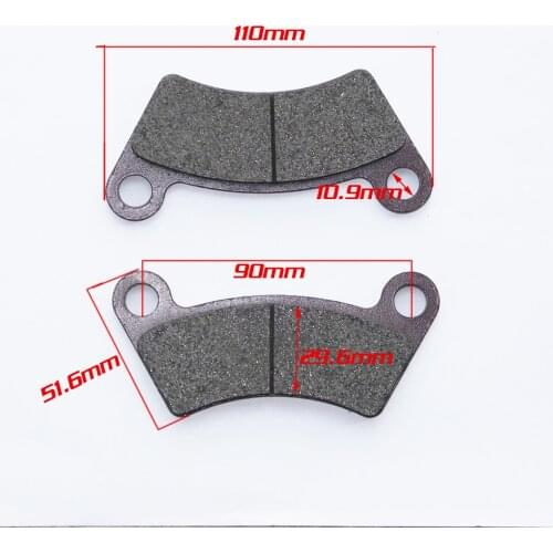 Rear Brake Pads Fit For Jinling 250cc JLA-21B JLA-923 EEC ATV Quad Chinese 250cc ATV