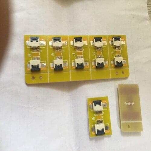 0.50mm Connector one-side weldin FFC/FPC 4P Connector Adapter Plate Flat Cable Socket Adaptor Connector for PCB Board TFT LCD