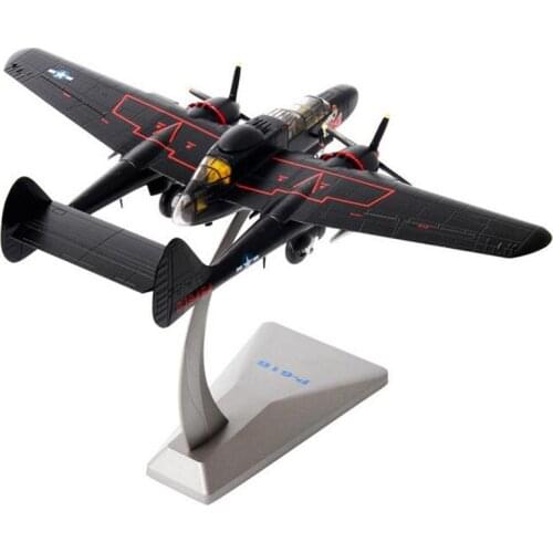 1/72 scale US American Black Widow P61 Airplane P61 two Propellers aircraft airplane Static models adult children toys military