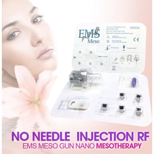 1 Set EMS Mesotherapy Needle Monocrystalline Silicon Chip Replacement Head for Mesotherapy Gun Moisturizing Mesogun Injector