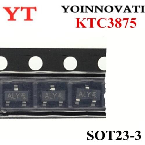100PCS KTC3875 KTC3875-GR-RTK/PS MARKING ALG 2SC3875 NPN transistor SOT23