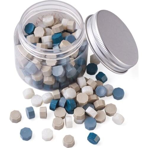 170pcs/box Sealing Wax Beads Wax Seal Stamp Beaded for Wedding Birthday Card Envelope Jewelry Gift Packaging Decoration Tool