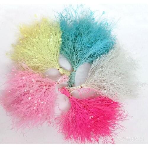 25g/Bundle 10-25cm Preserved Dried Dreamlike Grass Flowers For Wedding Party Home Office Venue Decoration DIY Bouquet Material