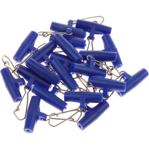 40Pcs/lot Heavy Duty Fishing Sinker Slide Connector Sinker Slider With Snap