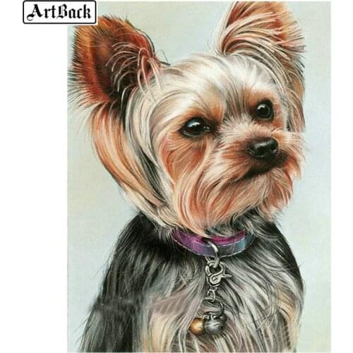 5d diy diamond painting cute pet dog full square diamond embroidery animal new arrival diamond mosaic 3d wall sticker