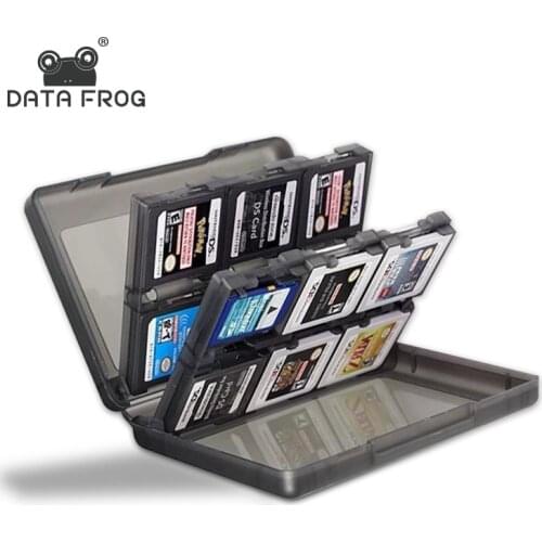 Data Frog 24/28 Grids in 1 Game Card Case for Nintendo Switch Portable Storage Box for NDS/3DS 2DS/DS Lite/DSL Accessories