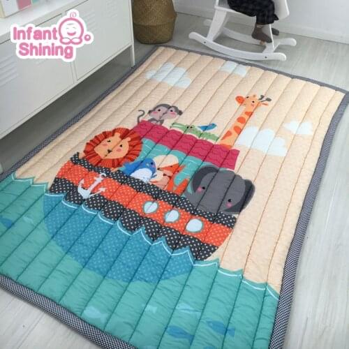 Infant Shining Thickening Baby Play Mat 145x195CM Non-slip Carpet Tatami Living Room Children Bedroom Blanket Large Rugs