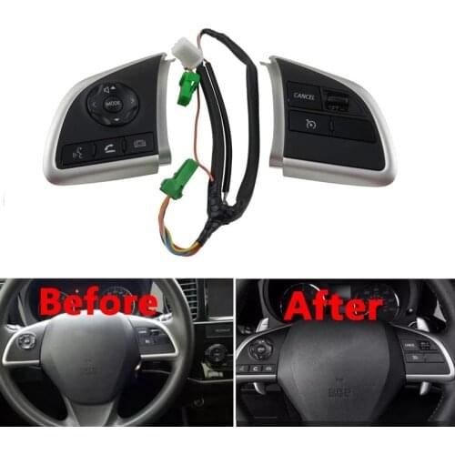 Steering Wheel Cruise Control Buttons Remote Control Volume Button for Mitsubishi L200 2015 Outlander 2013-2016