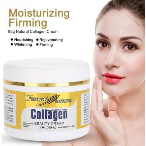 Collagen Power Lifting Cream 80g Firming Face Cream Skin Care Whitening Moisturizing Anti-aging Anti Wrinkle Facial Cream