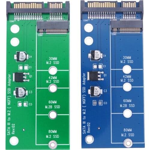 M2 NGFF SSD To SATA Adapter Card M.2 Interface To SATA 2.5 Inch Serial Solid State Hard Drive STAT3 Converter Expansion Board