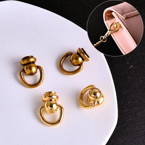 New Pure Copper Bag Zipper Transform Buckles Accessories DIY Handbag Repair Kit Replace Chain Buckle Adjust Parts Hardware