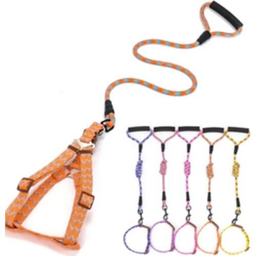 Dog traction rope chest strap dog chain small medium sized dog rope pet