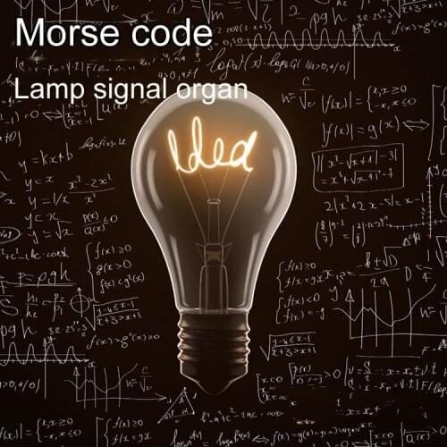 Reality chamber of escape theme props authority lamp signal Morse code organs Morse code