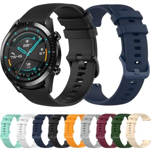 For Huawei Watch GT 2 46mm 42mm Strap Quick Release Silicone Watchbands For Honor Magic 2 Smart Watch Band 22mm 20mm Bracelet