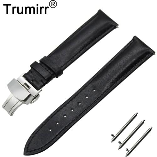 22mm Genuine Leather Watch Band for Vector Luna / Meridian, for Xiaomi Smartwatch Huami Amazfit Wrist Belt Bracelet