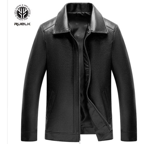 RUELK Men's Faux Leather Jackets