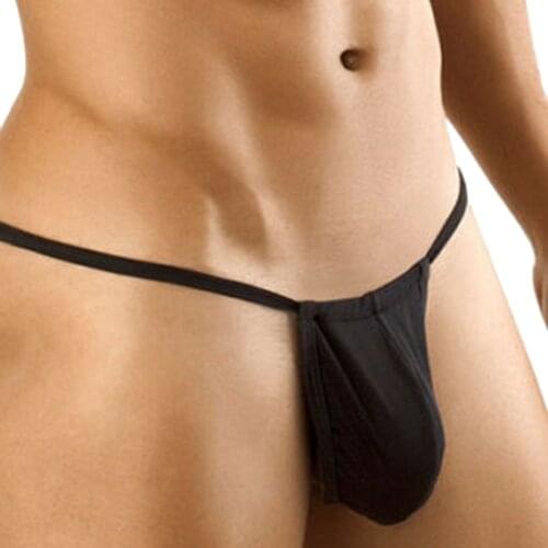 Plus Size Men Thongs New Men T-back Thin Thong Low-waisted Underpants Sexy Comfortable Underwear Men Thongs Tanga Hombre 2020