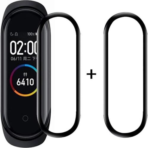 3D Protective Film For Xiaomi Mi Band 6 5 4 Full Cover Soft Watchband Screen Protector For XiaomiMi Band 4 5 Band6 Mi Band6 Film