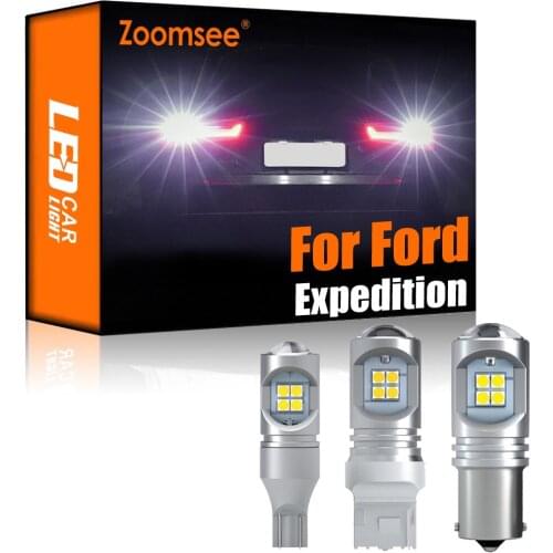 Zoomsee 2Pcs White Reverse LED For Ford Expedition 1997-2020 Canbus Exterior Backup Error Free Rear Tail Bulb Light Vehicle Kit