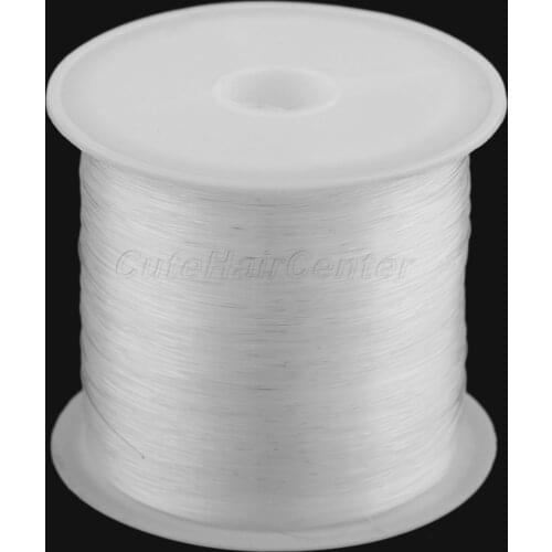 1 Roll Nylon Crystal Thread 0.2/0.25/0.3mm Fishing Line Transparent Manual Jewelry Wire Rope Handmade Sewing Accessories Hicello