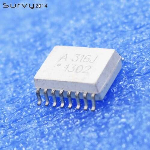 1PCS/5PCS A316J 16PINS HCPL-316J-500E HCPL-316J-000E HCPL-316J IC OPTOCOUPLERS diy electronics