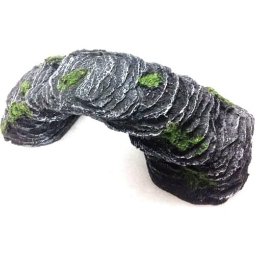 13*6*5/22*9*7cm Resin Craftwork Fish Tank Ornament Pet Turtle Climb Platform Arch Bridge Office Home Home Furnishing Decoration