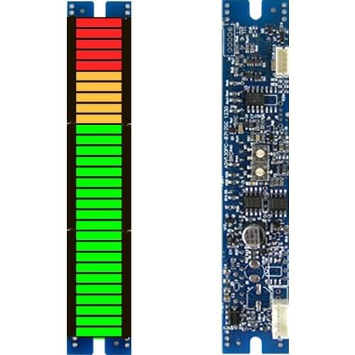 The 30 segment LED shows the VU table module, dB table, level meter, pressure meter, amplifier and audio accessories
