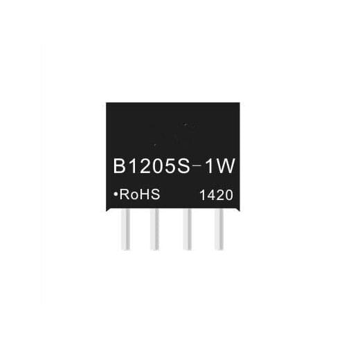 5pcs B1205S-1W module B1205S-1WR2 B1205S-1W B1205S SIP-4 DC-DC 12V 5V DCDC isolated power module