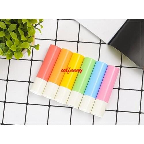 500pcs/lot Fast Shipping Lip Balm Tube bottle, 3.2ml plastic lipbalm tubes empty bottle, 3.2g Colorful Lipstick fashion Tubes