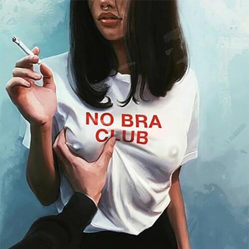 5D DIY Abstract No Bra Club Girl Art Diamond Painting Full Drill Embroidery Cross Stitch Mosaic Crafts Home Decor Christmas Gift