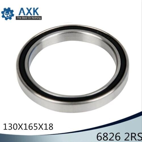 6826 2RS 130x165x18 Metric Thin Section Bearings 61826 RS 6826RS