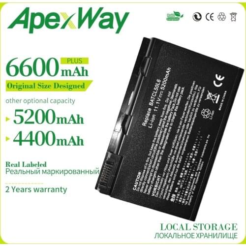 Apexway 6 cells laptop Battery for Acer BATBL50L4 BATBL50L6 BATBL50L8H BATCL50L BATCL50L6 BT.00403.008 BT.00404.001