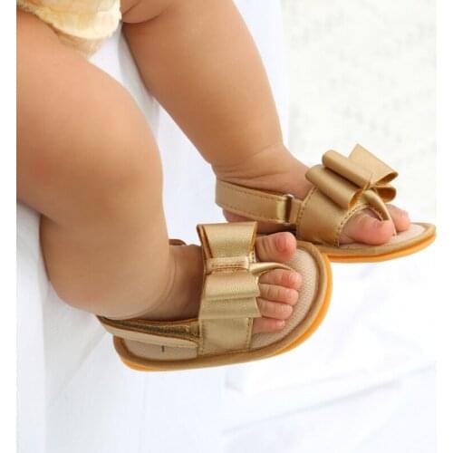 Bobora Summer Infant Baby Girls Sandals Shoes Big Bow Princess Casual Single Shoes Baby Girls Shoes