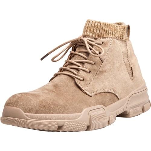 New Arrival Cheap Mens Snow Boots Warm Solid Rubber Mens Casual Martin Boots Lace Up Mens Ankle Boots