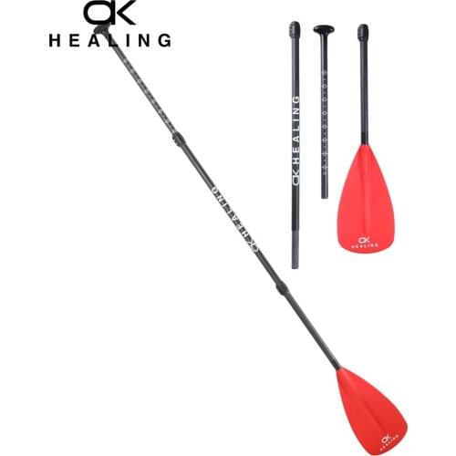 Boat Oars SUP Paddle 3K Fiber Glass Shaft Board Accessory Light Weight Inflatable Stand Up Paddle Surf PP Blade Canoe Paddle